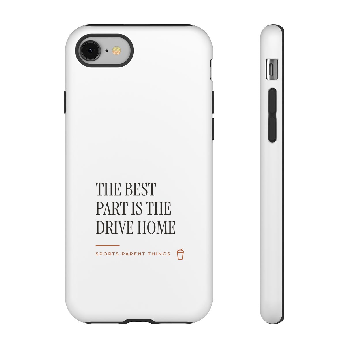 The Drive Home, printed on a phone case in White