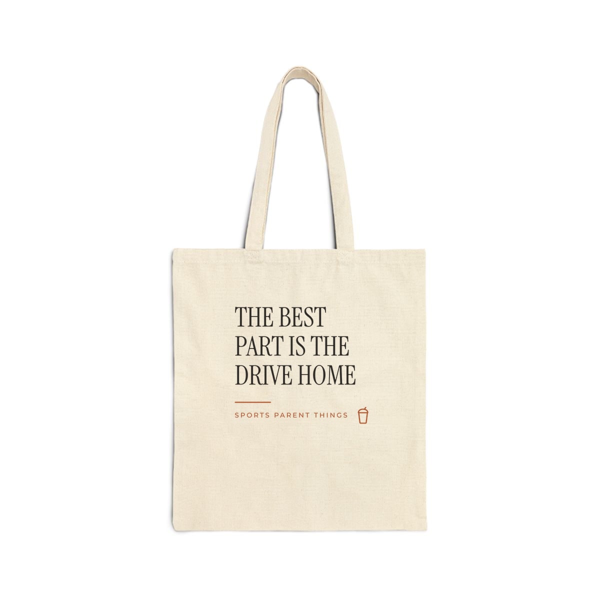 The Drive Home, printed on a tote bag in Natural