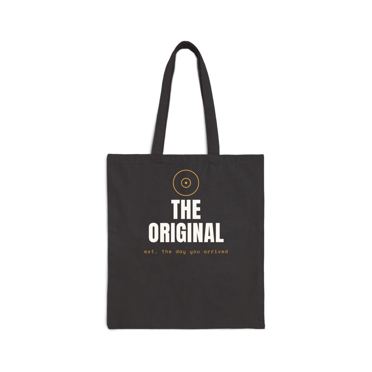 The Original, printed on a tote bag in Black